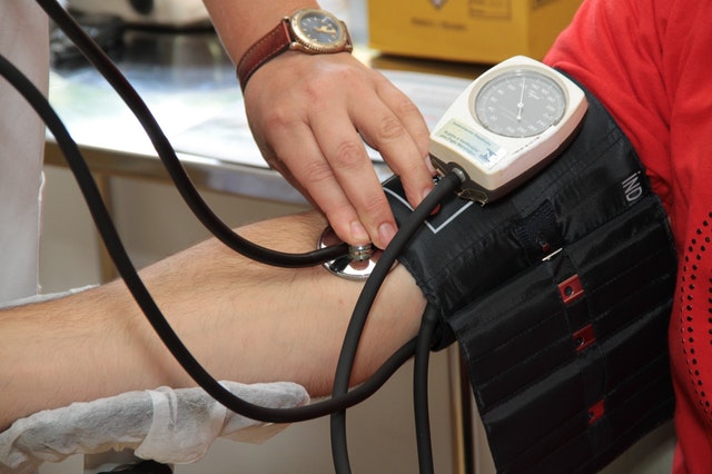 Checking blood pressure and treatment